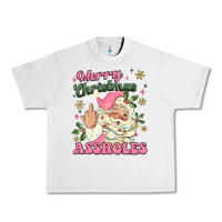Lunar Rock merry christmas assholes Urban Heavy Tee - MaliasSmallBusiness