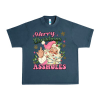 Merry Christmas Assholes Urban Heavy Tee | Teevron