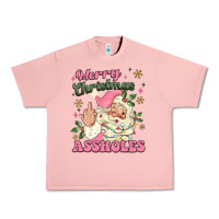 Salmon merry christmas assholes Urban Heavy Tee - MaliasSmallBusiness