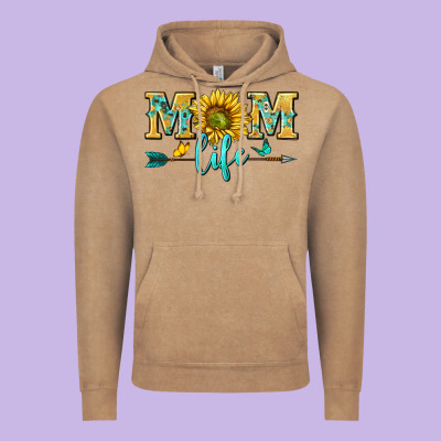 Mom Life Vintage Hoodie Designed By Nancycooperartshop