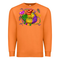 Carrot mardi gras lips olivia Premium Sweatshirt - OliviaCreatesArt