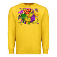 Lemon mardi gras lips olivia Premium Sweatshirt - OliviaCreatesArt