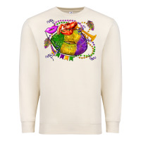 Sandshell mardi gras lips olivia Premium Sweatshirt - OliviaCreatesArt