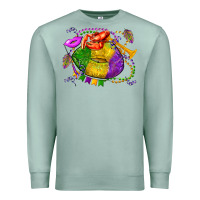 Seafoam mardi gras lips olivia Premium Sweatshirt - OliviaCreatesArt