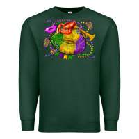 Sports Green mardi gras lips olivia Premium Sweatshirt - OliviaCreatesArt