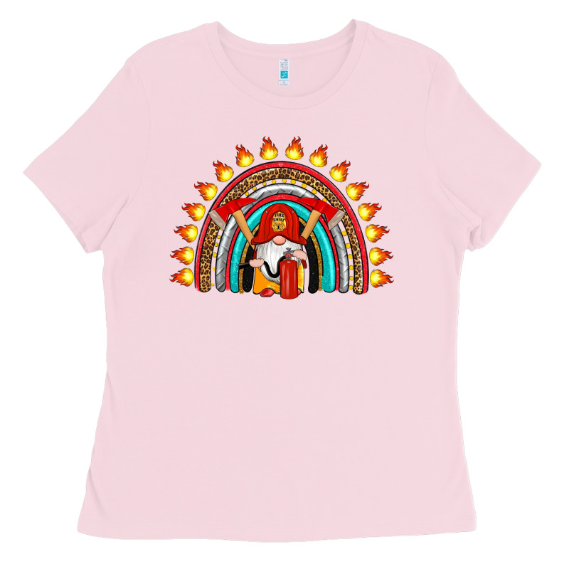Firefighter Gnomes Rainbow Ladies Tee by Artiststas | Teevron