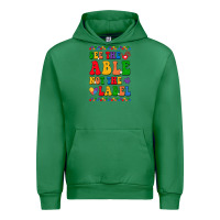 Emerald see the able not the label Urban Hoodie - CowhideDigitalArt
