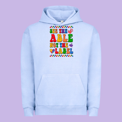 See The Able Not The Label Urban Hoodie Designed By Cowhidedigitalart