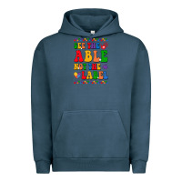 Pigment Midnight Navy see the able not the label Urban Hoodie - CowhideDigitalArt