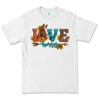 White love horses  leather turquoise leopard Premium Tee - Artiststas