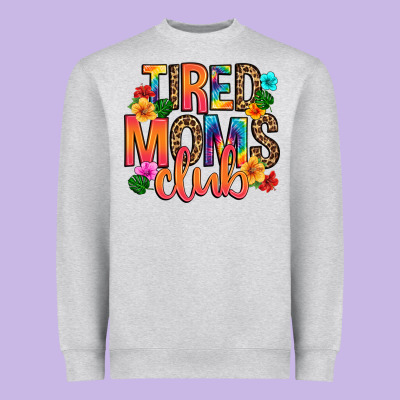 Tired Moms Club Heavyweight Sweatshirt Designed By Artiststas