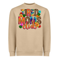 Mushroom tired moms club Heavyweight Sweatshirt - Artiststas