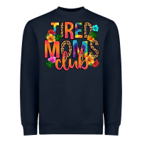 Navy tired moms club Heavyweight Sweatshirt - Artiststas