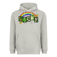 Moon Dust Lucky St. Patrick's Day Heavyweight Hoodie - CowGirlArtShop