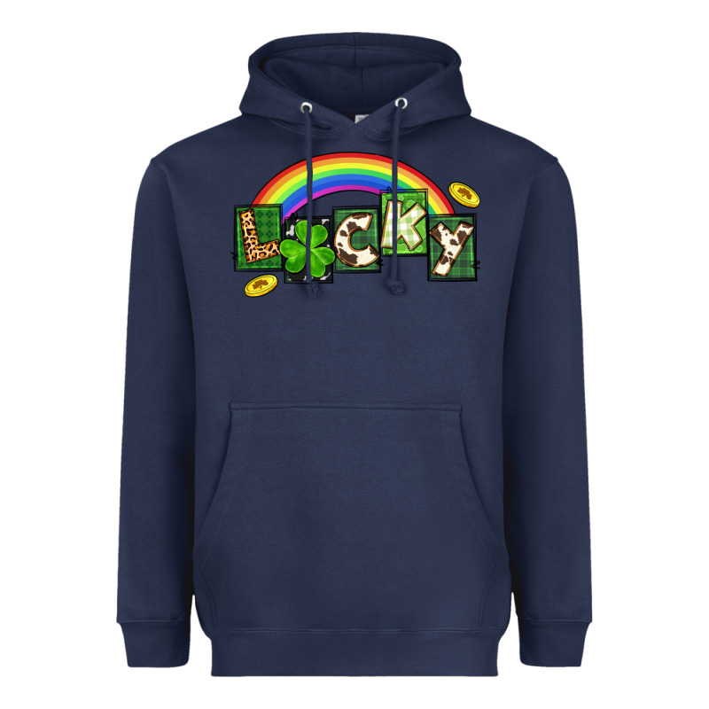 Lucky St. Patrick's Day Heavyweight Hoodie by CowGirlArtShop | Teevron