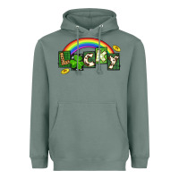 Sage Lucky St. Patrick's Day Heavyweight Hoodie - CowGirlArtShop