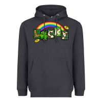 Smoke Lucky St. Patrick's Day Heavyweight Hoodie - CowGirlArtShop