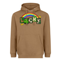Toasted Coconut Lucky St. Patrick's Day Heavyweight Hoodie - CowGirlArtShop