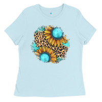 Gemstone Leopard Patch Ladies Tee | Teevron