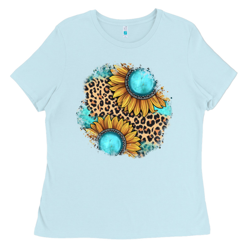 Gemstone Leopard Patch Ladies Tee by JahusDesignShop | Teevron