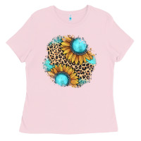 Bubblegum Pink gemstone leopard patch Ladies Tee - JahusDesignShop