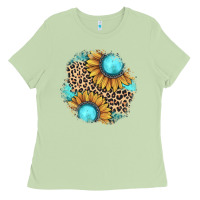 Matcha gemstone leopard patch Ladies Tee - JahusDesignShop