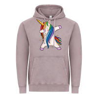 Vintage Zinc dabbing unicorn Vintage Hoodie - MaliasSmallBusiness