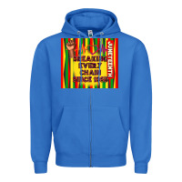 True Royal juneteenth breaking every chain since 1865 Zipper Hoodie - TumblerDesignByShophia