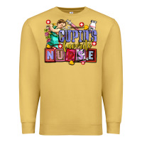 Antique Gold cupids favorite nurse olivia Premium Sweatshirt - OliviaCreatesArt