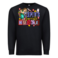 Black cupids favorite nurse olivia Premium Sweatshirt - OliviaCreatesArt