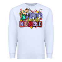 White cupids favorite nurse olivia Premium Sweatshirt - OliviaCreatesArt