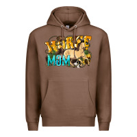 Chestnut Horse Mom Rope Premium Hoodie - HowdyJamesFarm