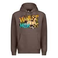 Coffee Horse Mom Rope Premium Hoodie - HowdyJamesFarm