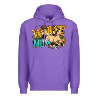 Purple Horse Mom Rope Premium Hoodie - HowdyJamesFarm