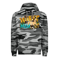 Slate Camo Horse Mom Rope Premium Hoodie - HowdyJamesFarm