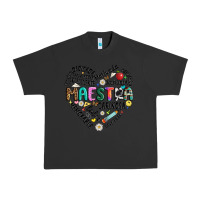 Pigment Black retro maestra word Urban Heavy Tee - JahusDesignShop