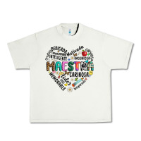 Pistachio retro maestra word Urban Heavy Tee - JahusDesignShop