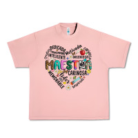 Salmon retro maestra word Urban Heavy Tee - JahusDesignShop
