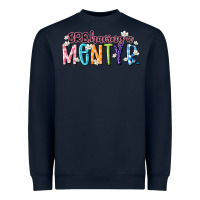 Navy having a menty b Heavyweight Sweatshirt - Artiststas