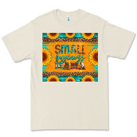 Small Business Mama Leopard Turquoise Aztec Serape Cowhide Sunflowers Premium Tee | Teevron