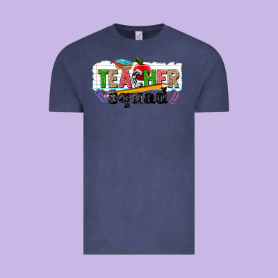 Teacher Squad Vintage Tee Designed By Nancycooperartshop
