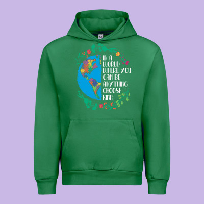 Autism Awareness Kindness Puzzle Earth Urban Hoodie Designed By Cowhidedigitalart