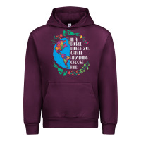 Mauve Wine Autism Awareness Kindness Puzzle Earth Urban Hoodie - CowhideDigitalArt