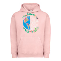 Pigment Salmon Autism Awareness Kindness Puzzle Earth Urban Hoodie - CowhideDigitalArt