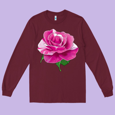 Parade Day Rose Long Sleeve Tee Designed By Lillyallendesigns