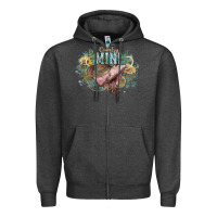 Charcoal Heather Country mini Zipper Hoodie - HowdyJamesFarm
