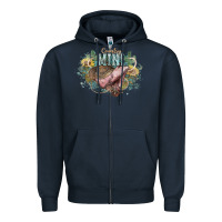 Navy Country mini Zipper Hoodie - HowdyJamesFarm