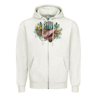 Oatmeal Heather Country mini Zipper Hoodie - HowdyJamesFarm