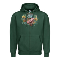 Sports Green Country mini Zipper Hoodie - HowdyJamesFarm