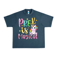 Midnight Navy pre k is magical Urban Heavy Tee - NancyCooperArtShop